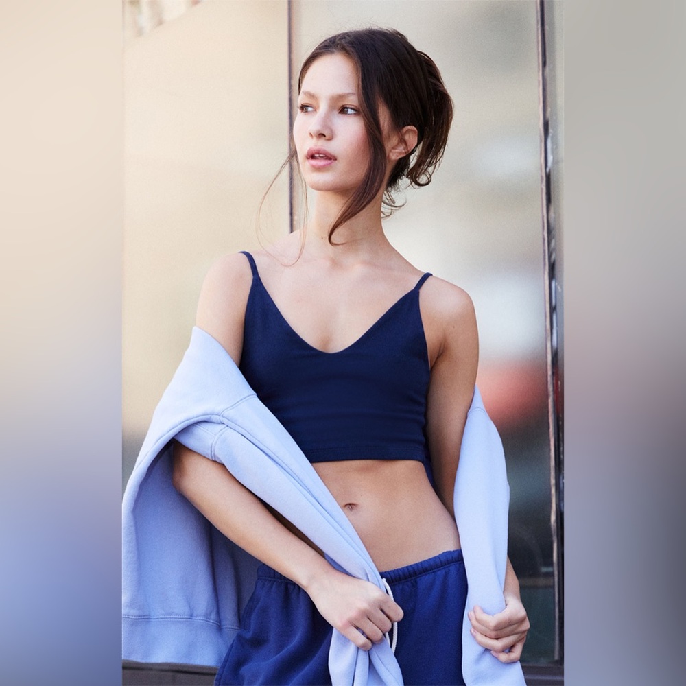 Brandy Melville Alexis Tank in Light Blue
